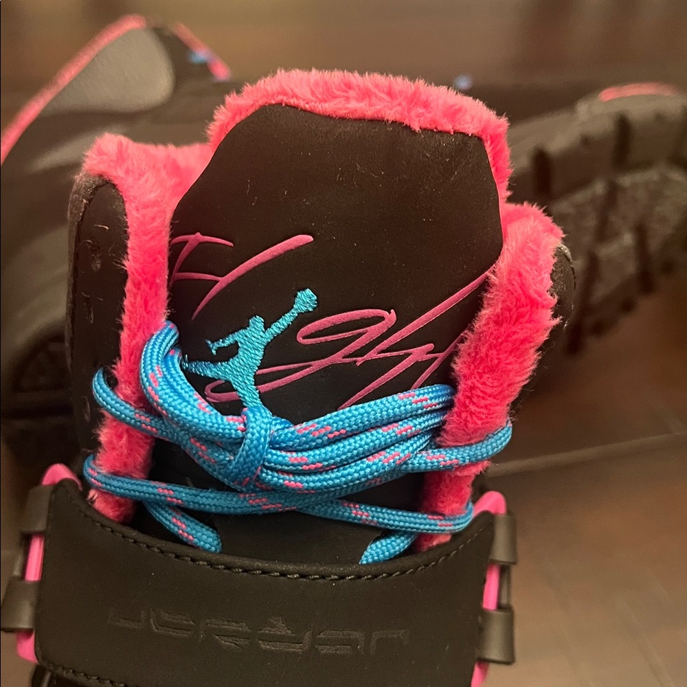 Nike Air Jordan Flight 45 TRK Trek Shoes Sneakers Boots 467956 008 Girls Youth 6 - Picture 12 of 16